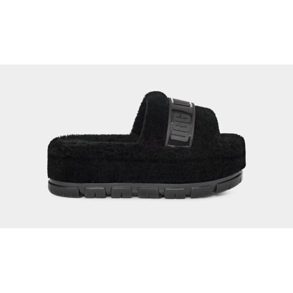 UGG Fluffita Slide Sandals for Women - Clear Black, Size 8, New in Box - Picture 5 of 5